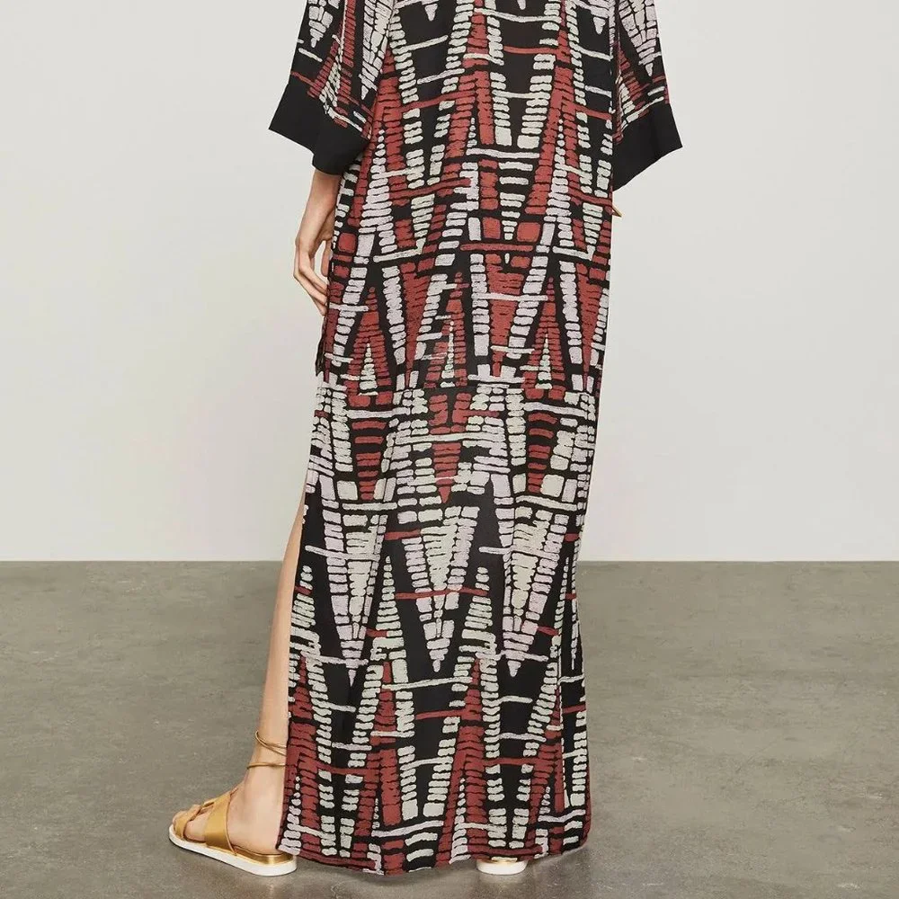 Bcbgmaxazria Tandori Spice Hi Low Long Sleeve Dress - Picture 3 of 11